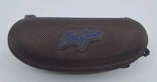 Maui Jim Brown Zippered Semi Hard Sunglasses Case w/ Clip