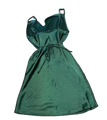 MOTEL Paiva Dress Satin Kelly Green Size XS Homecoming Formal Dress | eBay