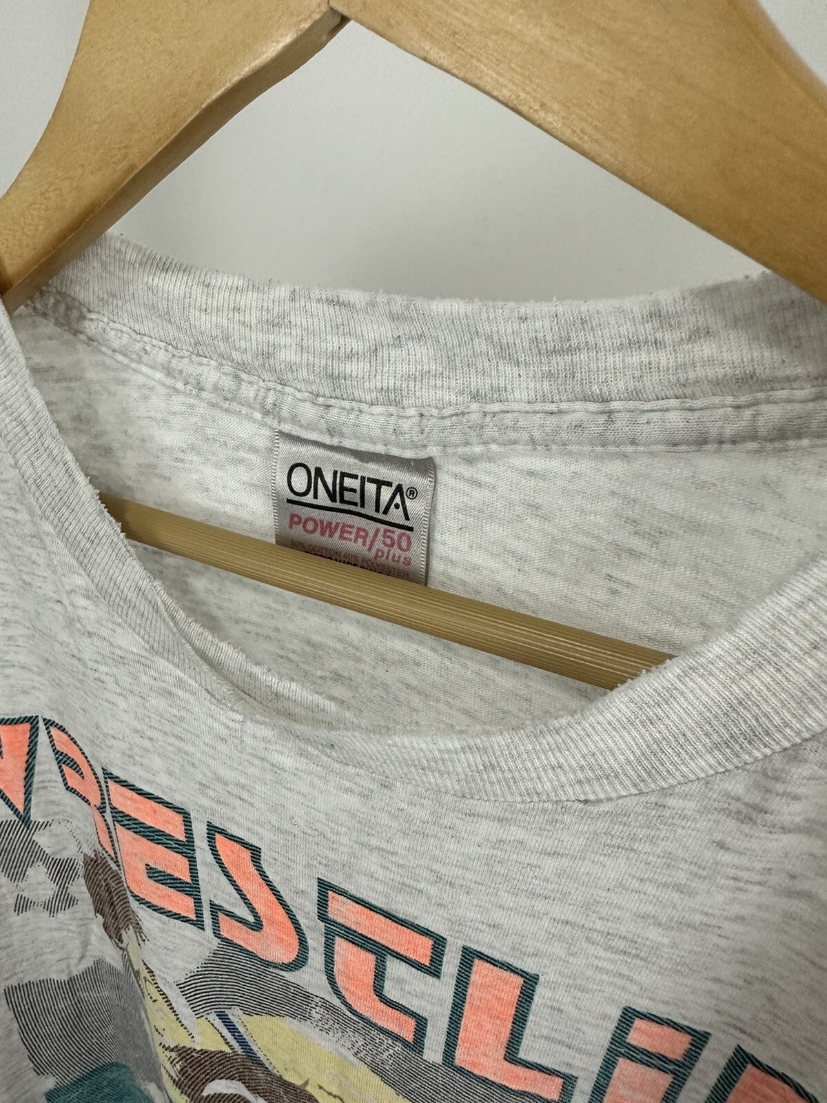 VTG Wrestling Intense Legal Pain Dictionary Definition Worn Thin T-Shirt XL image 8