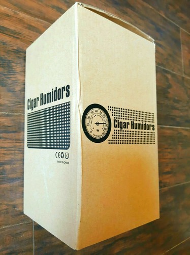 Cedar Wood Cigar humidor Canister case for 12-16, Scotte Leather - Picture 4 of 11