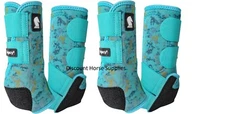 Classic Equine Turquoise Slab LEGACY 2 SYSTEM Front & Hind Value Pack Boots M