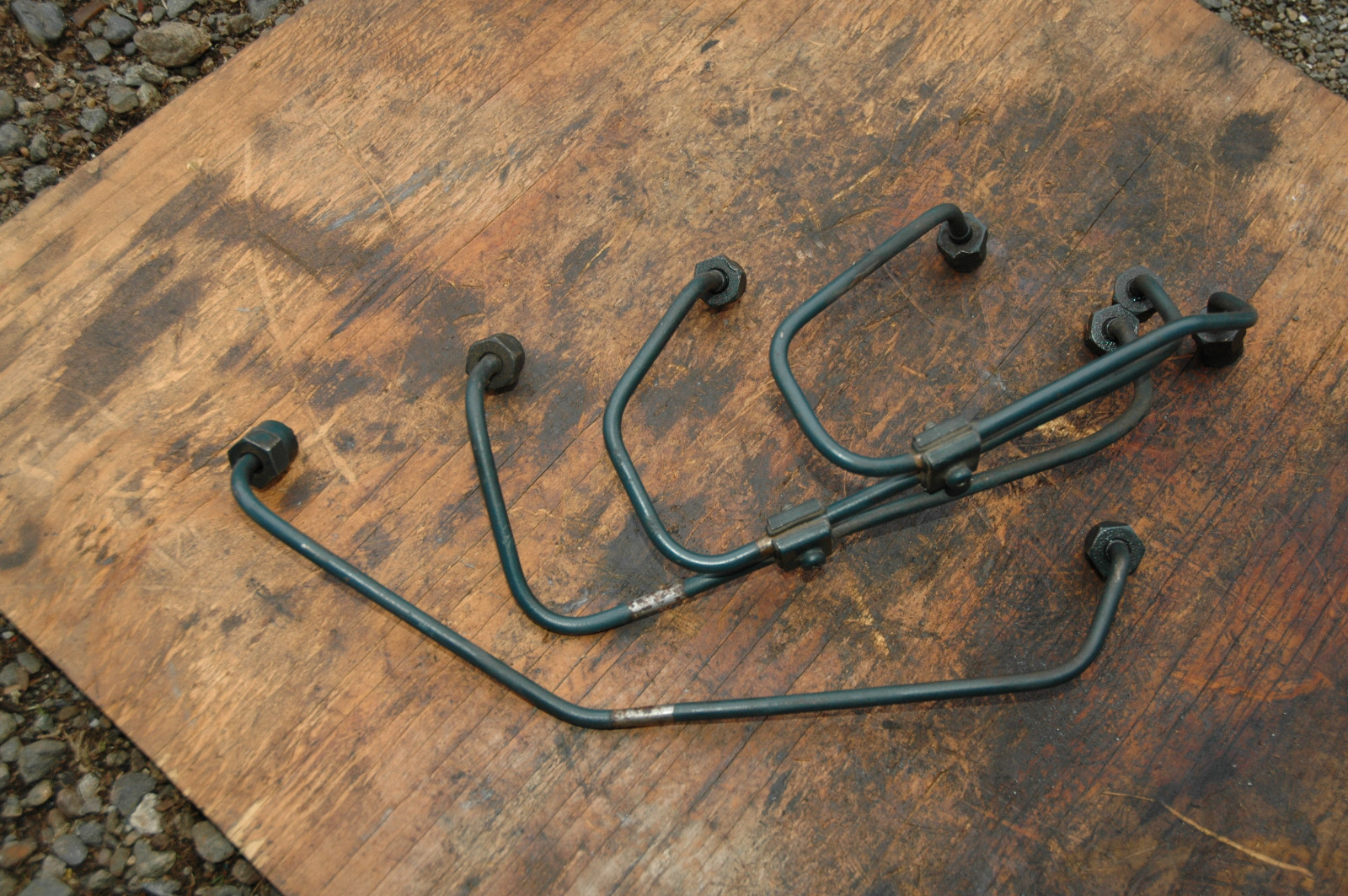 KUBOTA DIESEL ENGINE V2203 FUEL INJECTOR LINES 4pcs eBay