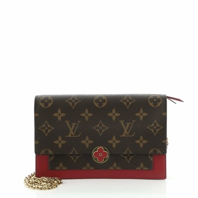 lv flore chain wallet