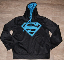 SUPERMAN hoodie hooded sweatshirt size 14 kids NEW DC Comics Super Heroes