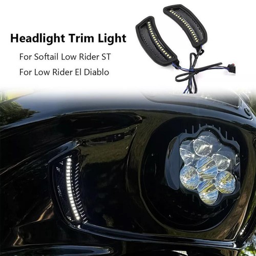 For Softail-Low Rider-ST FXLRST 2022-24 Motorcycle Best Fairing Vent Lights W1Q3 - Picture 6 of 13
