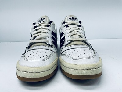 Adidas 11 US Forum 84 Low Off White Silver Pebble Skate Shoes