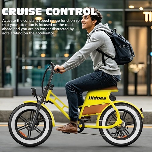 Electric Bike for Adult 700W 50Mile 20MPH 20'' Fat Tire Off-road Mountain E-bike - Picture 20 of 22