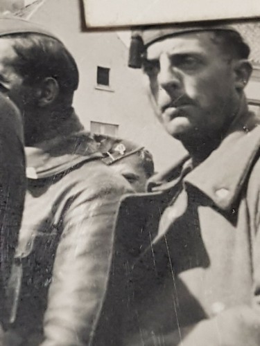 Foto fronte occidentale Francia 1940 belgo-francese prigionieri + ""Cafe Du Marche"" + più orig - Foto 5 di 8