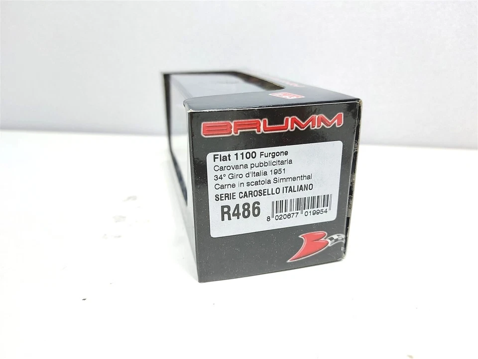 Fiat 1100 Furgone Simmenthal 34° Giro d'Italia del 1951 - 1/43 Brumm art. R486 - Immagine 3 di 3