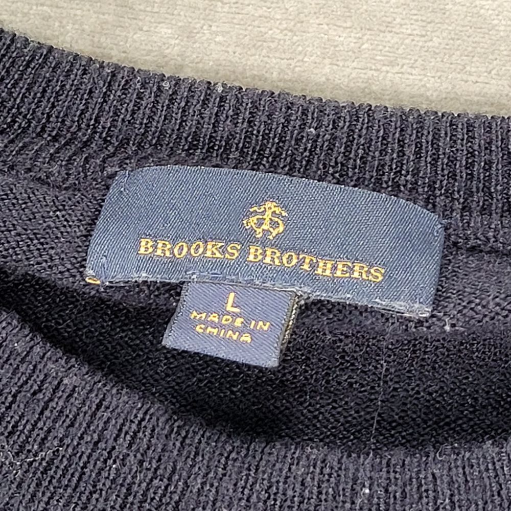 Brooks Brothers Patchwork Pattern Crewneck Sweate… - image 2