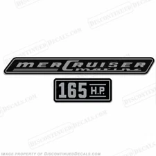Fits Mercruiser 165hp Decals - 1970