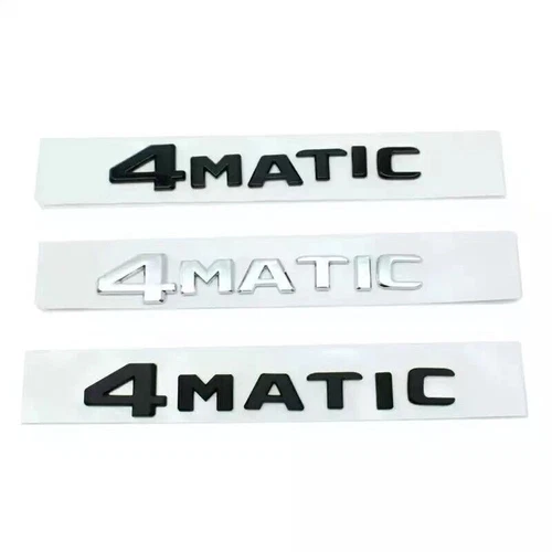 Para Mercedes Benz 4MATIC letras emblemas pegatinas logotipo insignia plana coche NUEVO - Imagen 3 de 10