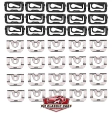 1968-1972 CHEVY EL CAMINO FRONT & REAR GLASS MOLDING CLIPS FOR TRIM WINDSHIELD