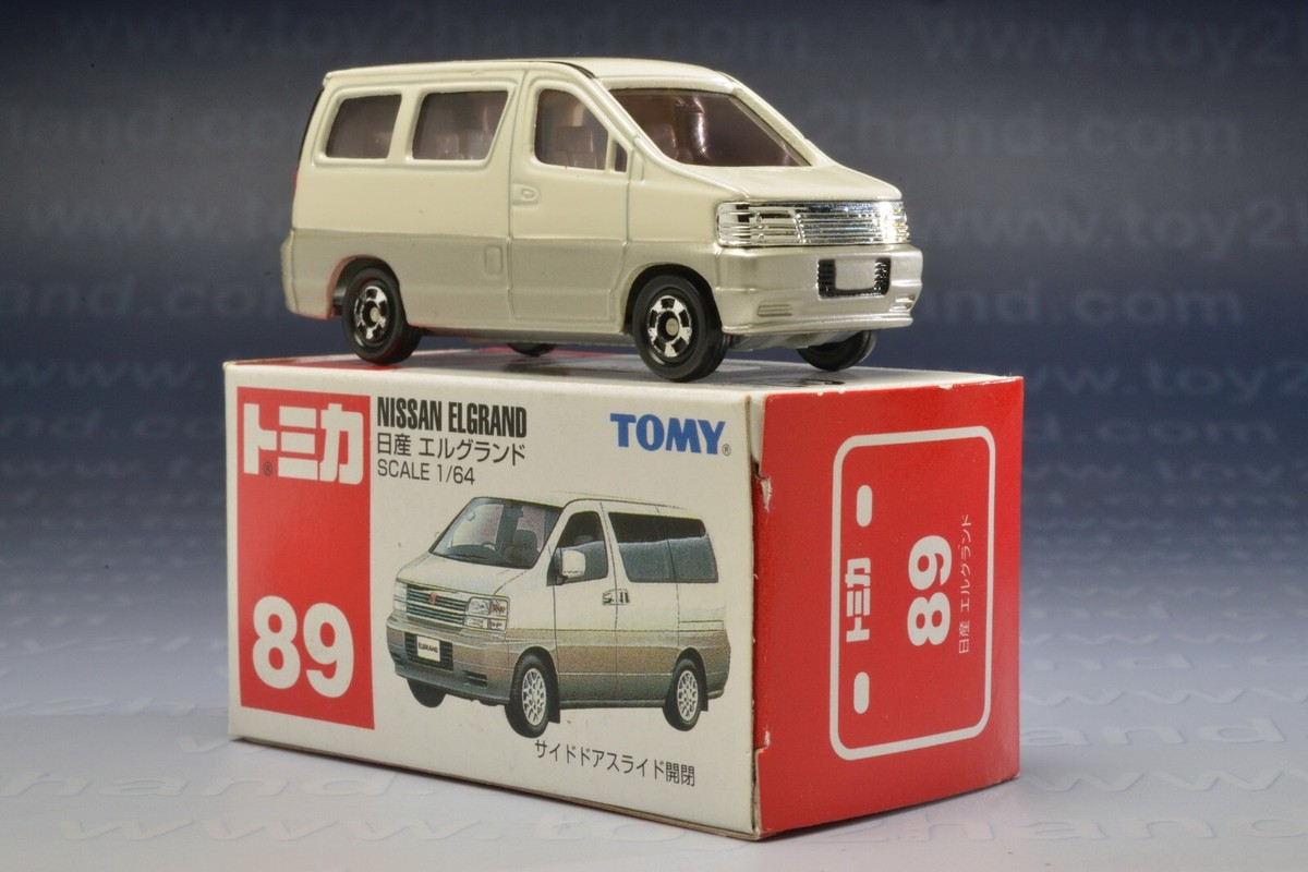 Tomica No.89 NISSAN ELGRAND, Tomy model diecast toy car, Scale 1