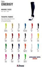 calza energy zeus calzettoni CALZEROTTI  calze calcio Volley Basket Palestra