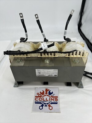 Block GAA234DE1, 100A, 3X 1.0 OmH, 600V, 3-Phase Line Reactor, 50-60Hz