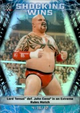 Lord Tensai 2020 Topps Chrome WWE Shocking Wins Card #SW-16