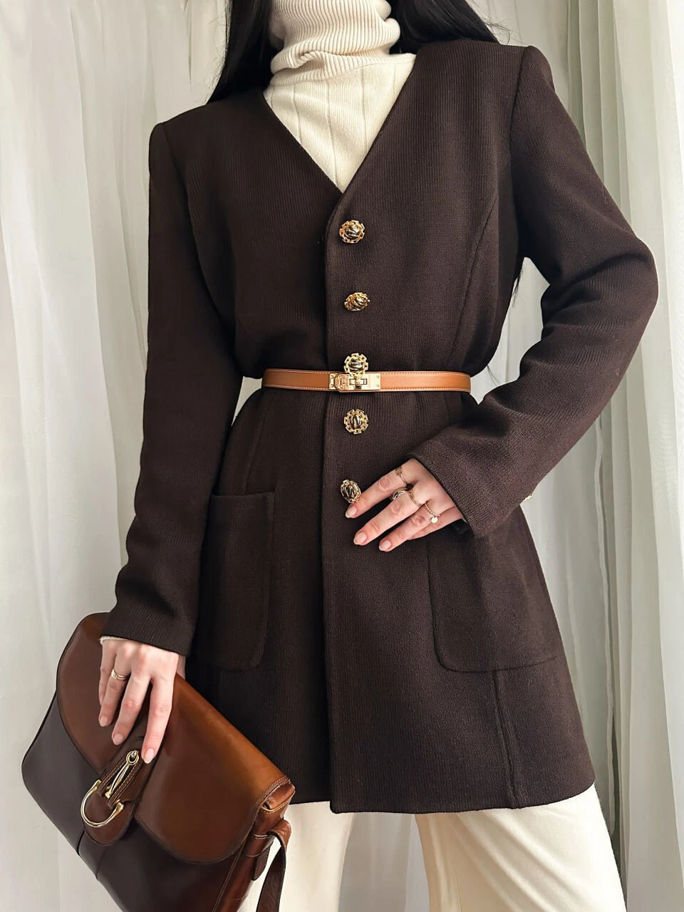 Blazer St. John Collection Vintage Women’s Brown