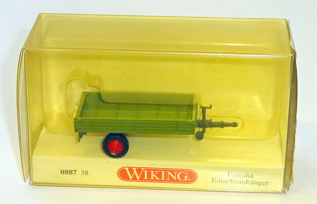 Wiking H0 088738 Fortuna Einachsanhänger 1:87 - TOP + OVP W50