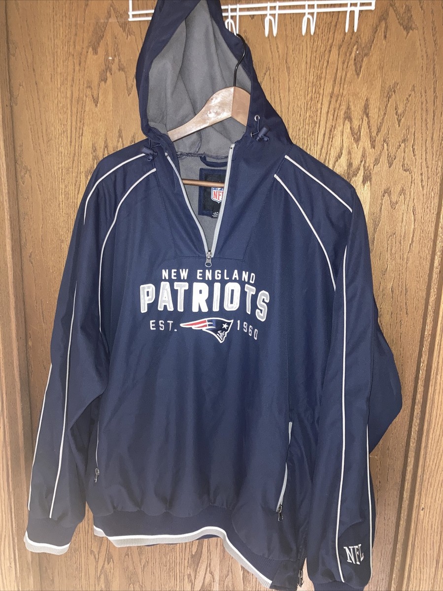 NM PATRIOTS 1/4 ZIP JACKET NM PATRIOTS 1/4 ZIP JACKET