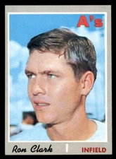 1970 Topps Baseball #531 Ron Clark VG/EX (Wrinkle)