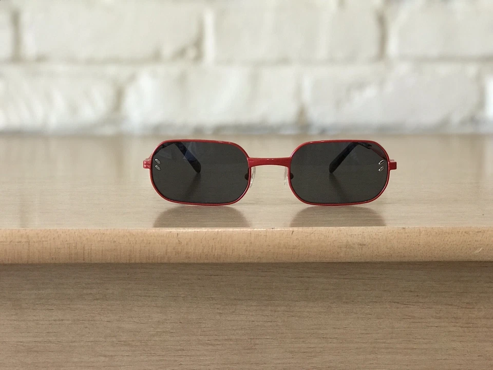 Gafas de sol Stella McCartney rojas para mujer SC0108S-002 metal polarizado nuevas 52/20-150 Foto 3 de 4