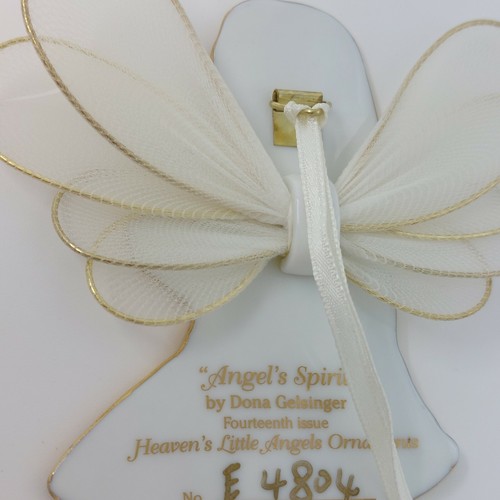 Bradford Exchange “Heavens Little Angels” Hanging Decorations Angel Ceramic - Picture 9 of 12