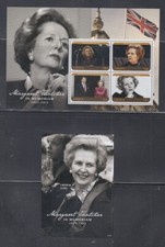 Liberia # 2862-63 MNH 2013 Margaret Thatcher British PM CV $17