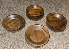 Giftwood Inc. Bowl/ Plate Set.  4 Bowls,  4 Plates