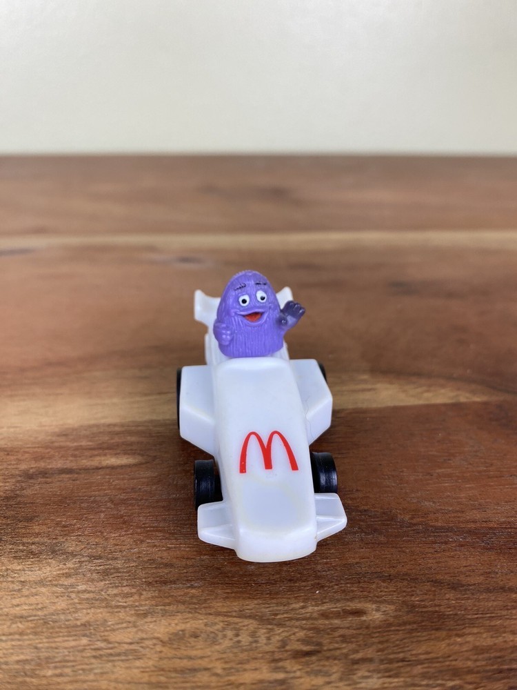 Vintage 1988 McDonald’s Grimace Race Car Toy