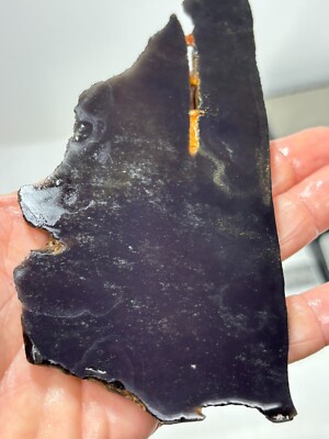 Obsidian Slab w Silver Sheen Lapidary Cabbing Knapping Combo Shipping Available