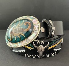 leather belt Native American