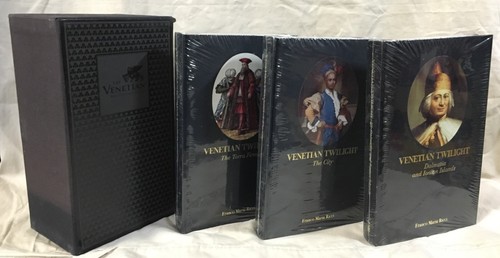 RARE Venetian Twilight Collection Franco Maria Ricci 3 SEALED Books & Slipcase - 第 1/9 張圖片