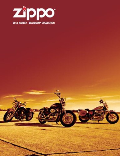 Zippo Lighter 2013 Harley Davidson Collection Product Price Catalog Book