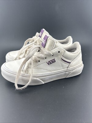 Vans Shoes US Missy size 11 purple and white!
