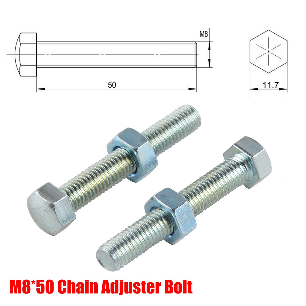Chain Adjuster Bolts Screws for Yamaha YZF 250 400 426 450 YZ 250F
