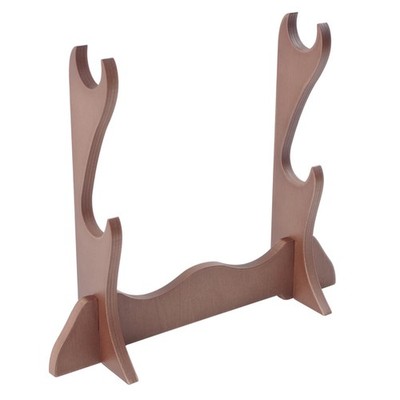 Flute Stand, Flute Sword Display Stand Wooden Desktop Holder for Soprano Reco...