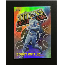 Topps 2026 Series 1 Bobby Witt Jr. Kansas City Royals Titans of the Game #TOG-16