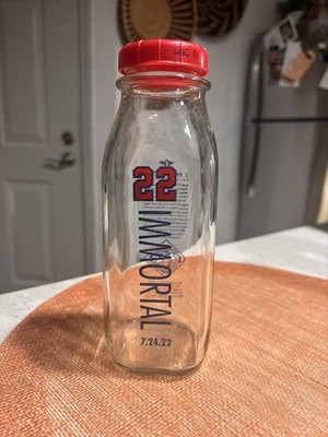 Shatto Milk Bottle Commemorating Buck O'neil HOF Induction Empty Bottle 22 Cap