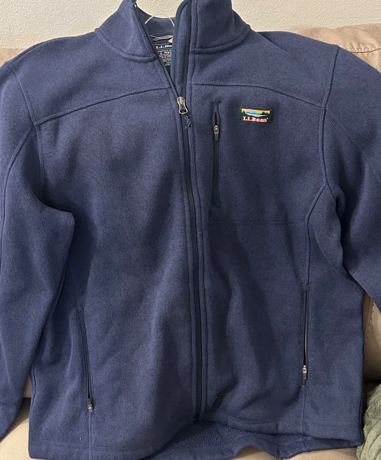 New Men's L.L.Bean Sweater Fleece Full-Zip Jacket - product detail image 2