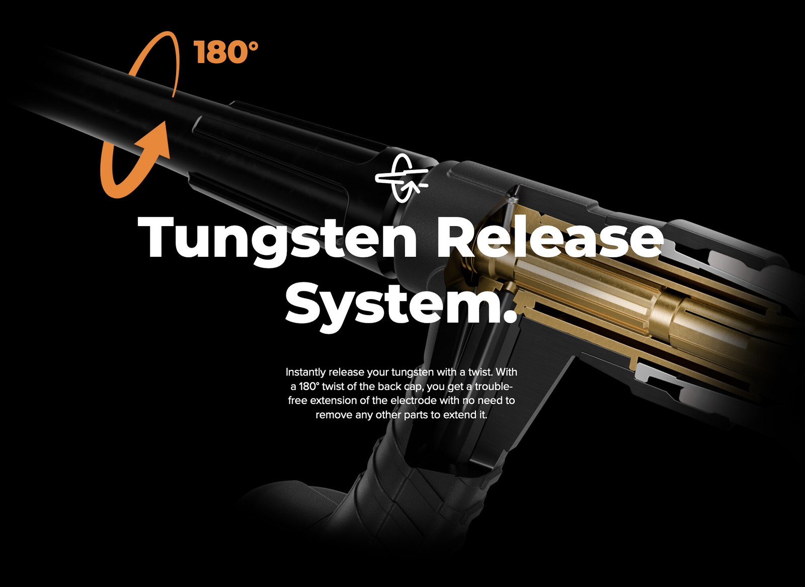 UNIMIG T4W Water Cooled Flex Head TIG Welding Torch Gun 4m / 8m U11209 U11210