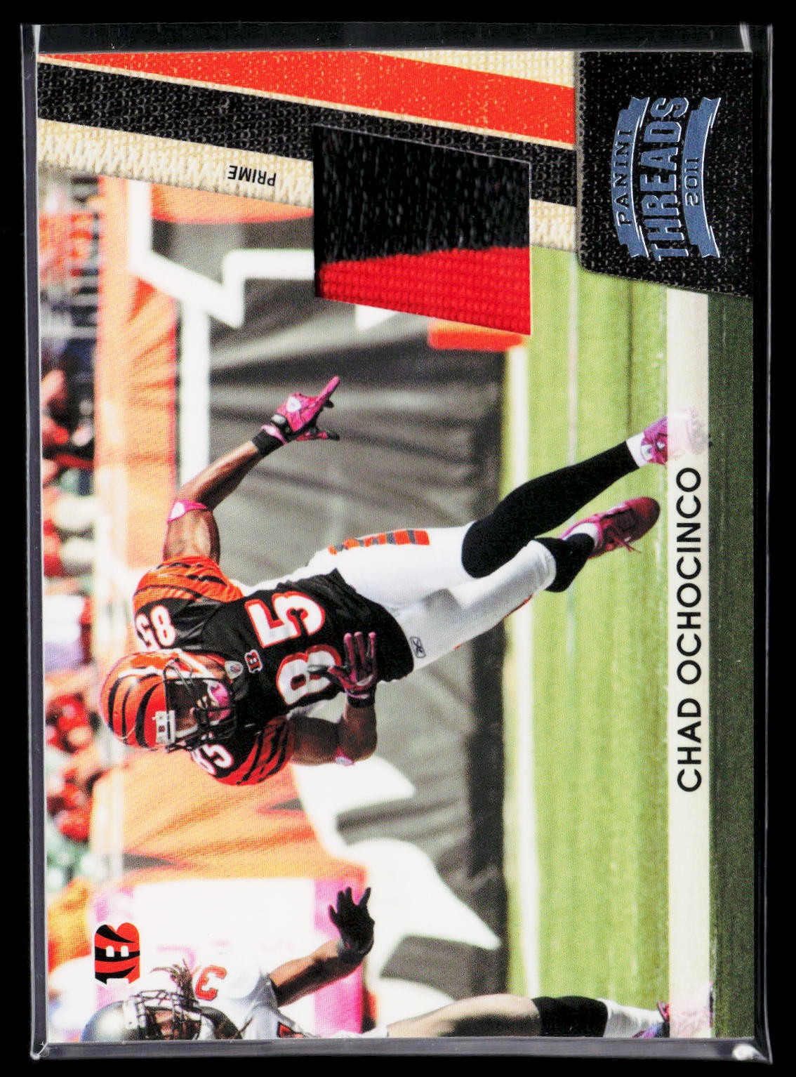 2011 Panini Threads #31 Chad Ochocinco Johnson Jerseys Prime #/99 Bengals