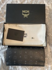 MCM Geldbörse Cognac