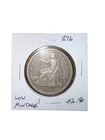 1876 Trade Dollar Low Mintage Silver Coin “details”
