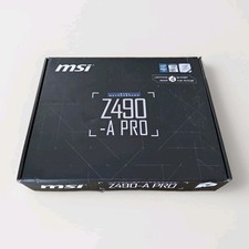 MSI Z490-A PRO ATX Motherboard LGA1200 DDR4 M.2 10th/11th Gen Intel Tested