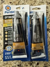 2-Pack Permatex 27037 Optimum Max Flex/Oil Resistant Gasket Maker & High Temp