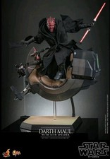 1 6 Star Wars Darth Maul with Sith Speeder 2.0 Figure Hot Toys 9133632 MMS749