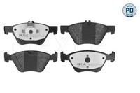 Bremsscheiben-BremsbeläGe-Kit Meyle 025 216 7020/PD FüR OE 5139218AA