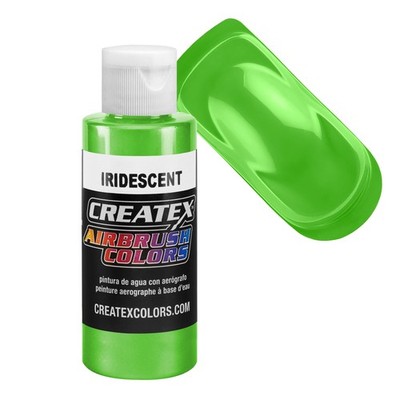 2oz Createx Iridescent Green 5507 - 2Z Airbrush Paint Color