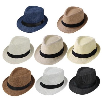 Summer Children's Hat Straw Hat Boys and Girls Baby Cap Manual Straw Summer.